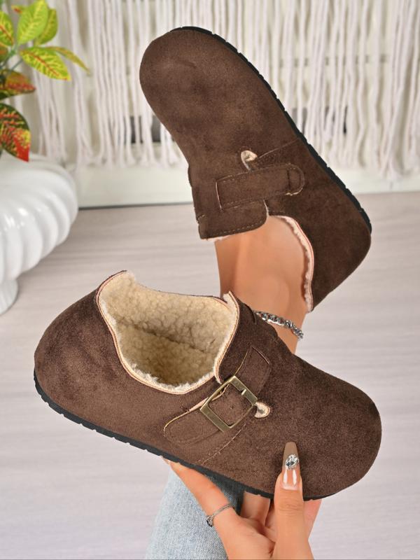 Ophelia | Scarpe in Pelle Sintetica Invernali da Donna Foderate in Peluche