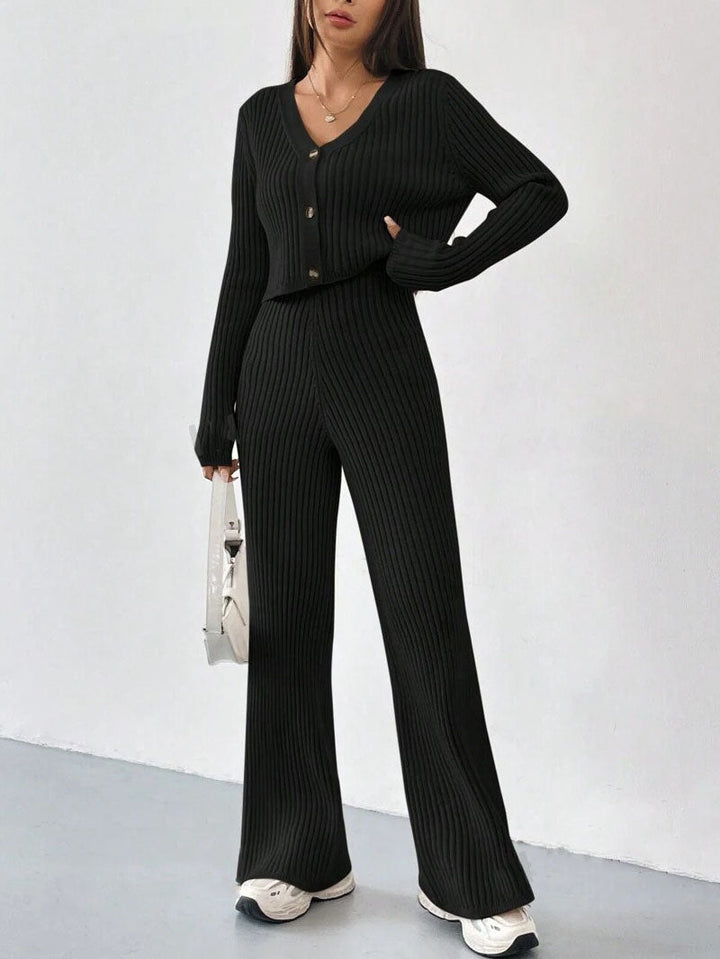 Set di Pantaloni Relaxed Straight-Leg