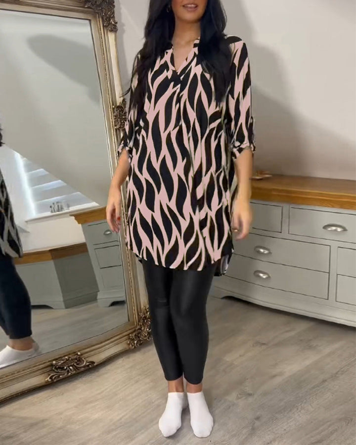ALEXANDRA™ - Top Stampato Loose-Fit