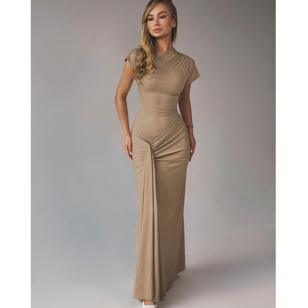 NICOLET™ - Abito da sera bodycon con cravatta formale