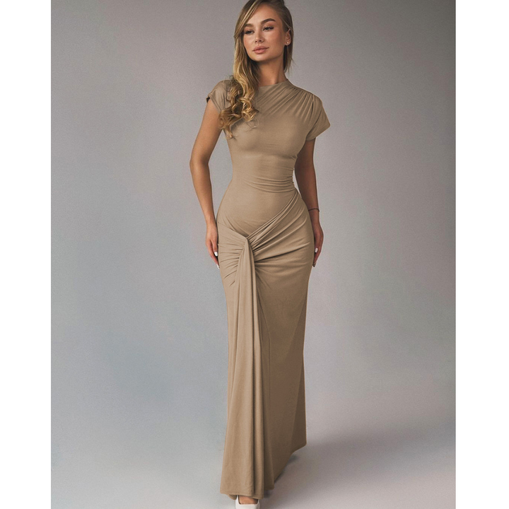 NICOLET™ - Abito da sera bodycon con cravatta formale