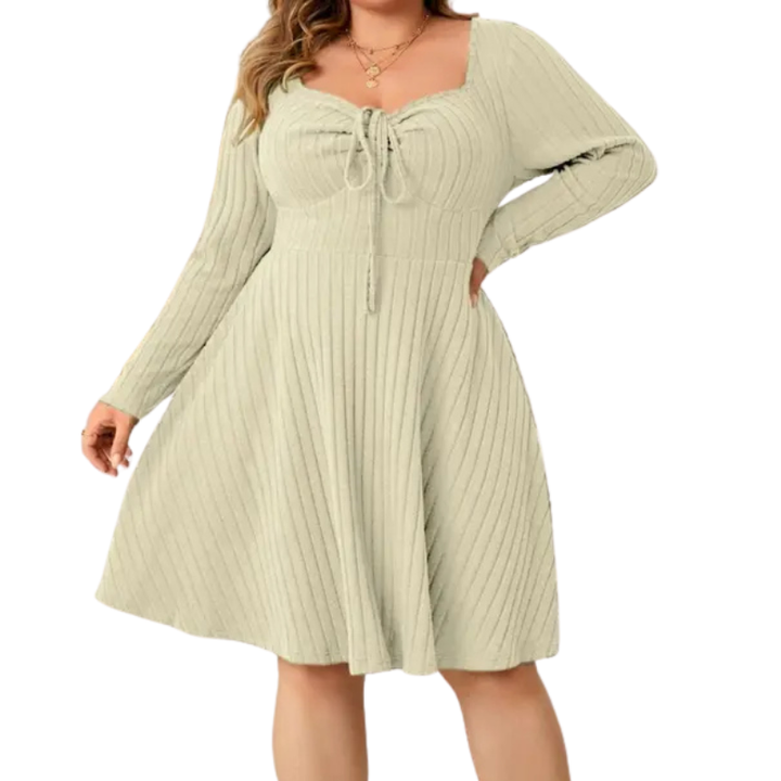 VICTORIA™ – Vestito A-Line a Coste Confortevole