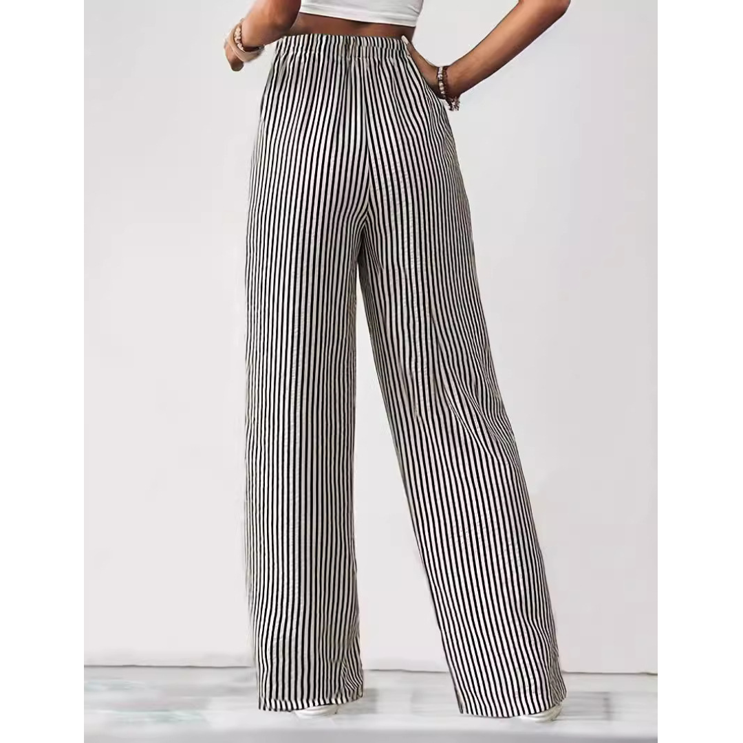 BAYLEEZ™ – Pantaloni Estivi Striati Relaxed Fit