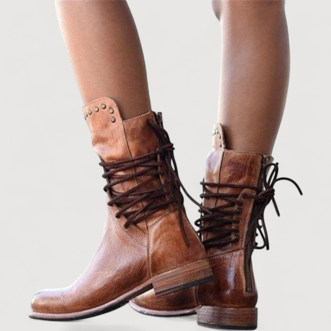 MAREN – STIVALI WESTERN CON LACCI