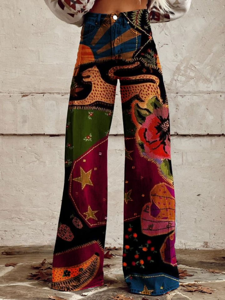 GABRIELLE™ - Pantaloni Artistici a Gamba Larga