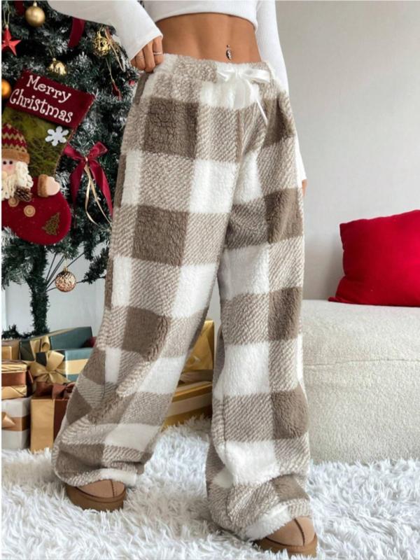 AMBER™ - Pantaloni dritti a quadri confortevoli per l'uso in climi freddi
