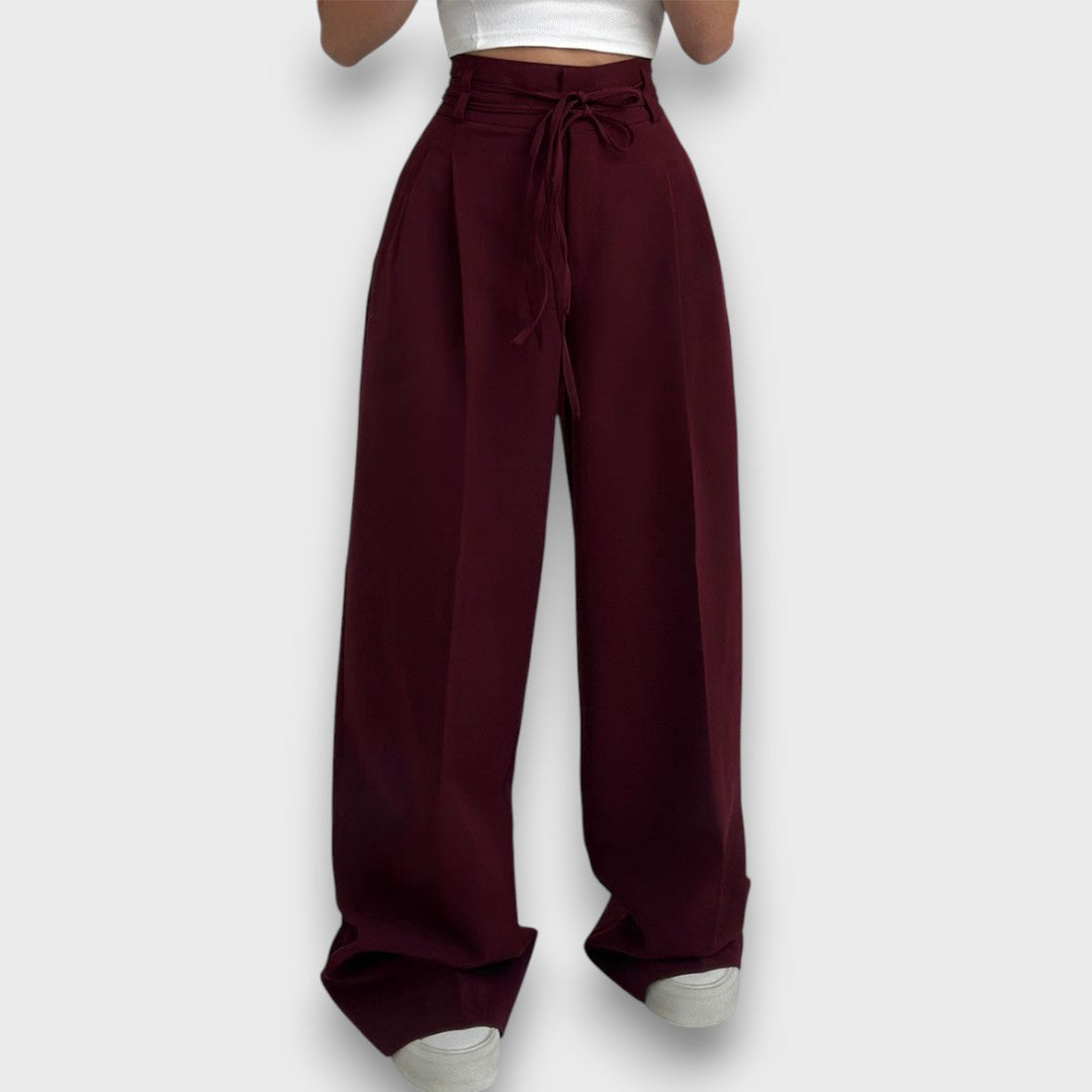 Giva – Pantaloni con eleganza rilassata