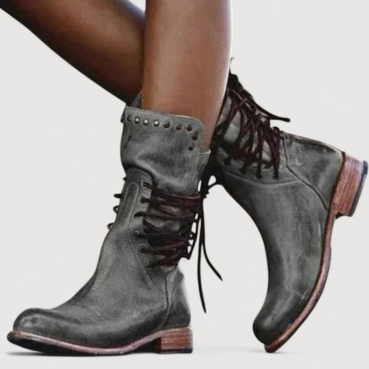 MAREN – STIVALI WESTERN CON LACCI
