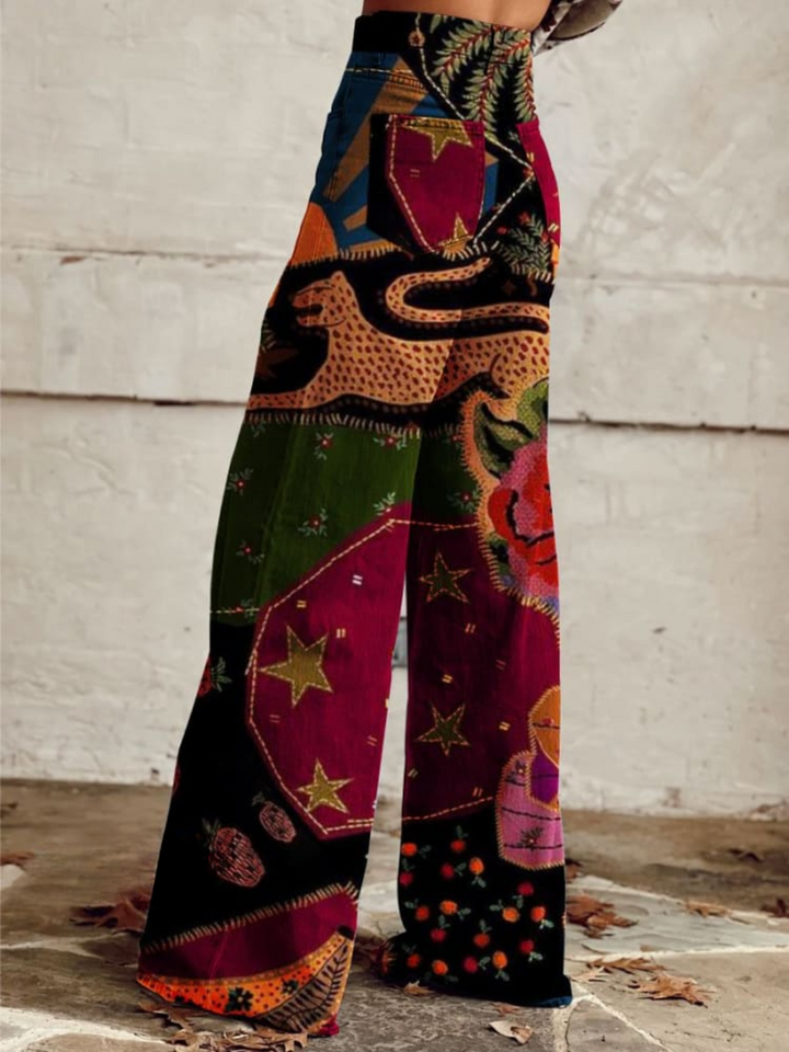GABRIELLE™ - Pantaloni Artistici a Gamba Larga