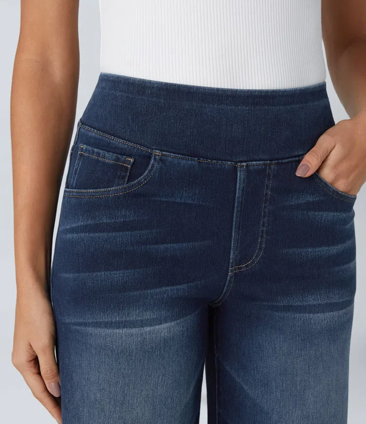 SOLÈNE™ - Jeans a gamba larga con vestibilità rilassata