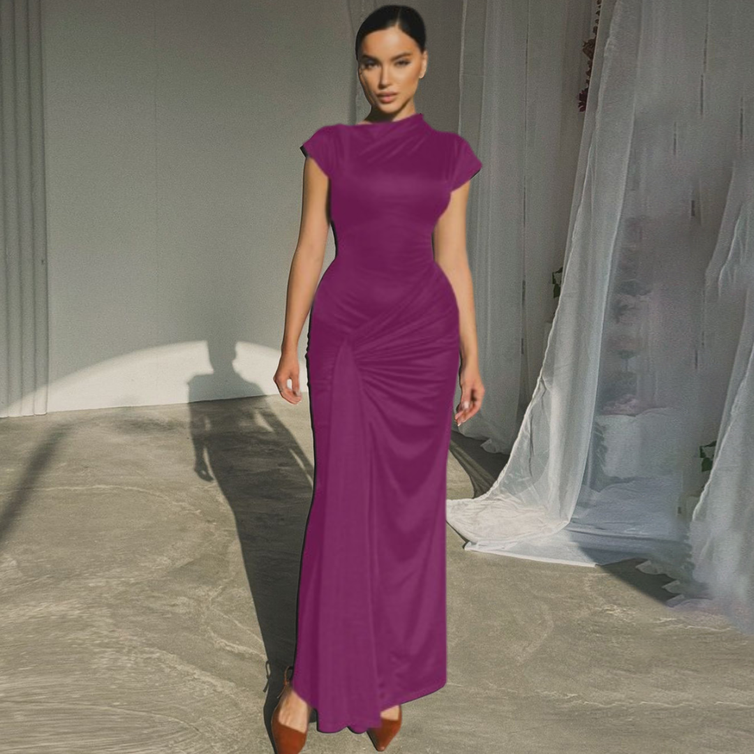 MIRIAM™ – Abito Formale Bodycon Drappeggiato Elegante