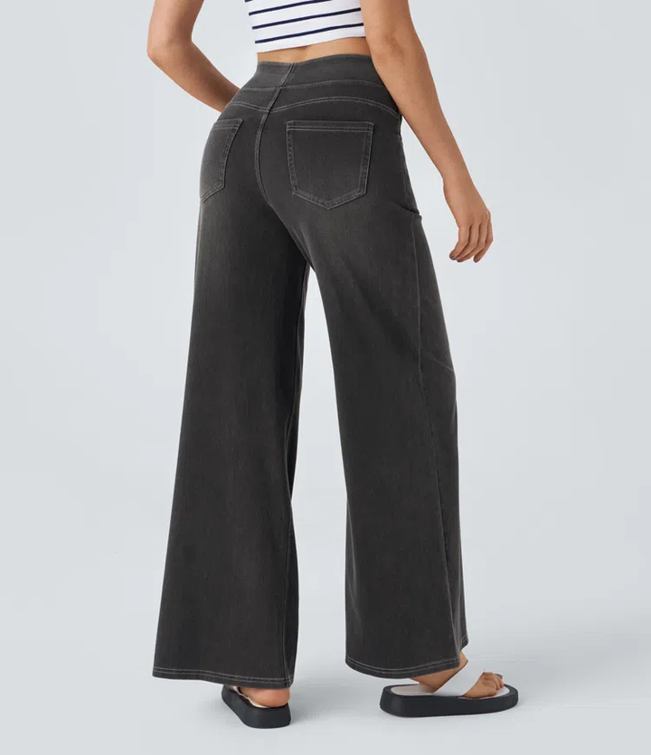 SOLÈNE™ - Jeans a gamba larga con vestibilità rilassata