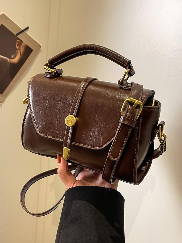 AVANLIE™ - Borsa a Spalla Piccola Quadrata con Cuciture a Contrasto alla Moda