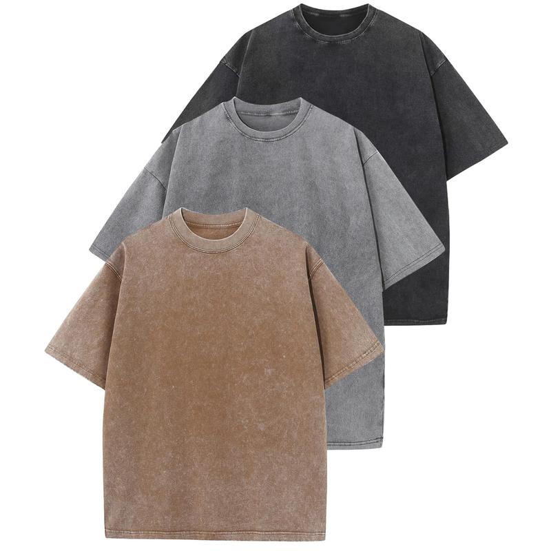 HOLLIE™ - T-Shirt Casual a Collo Girocollo Taglio Lungo (3-Pack)