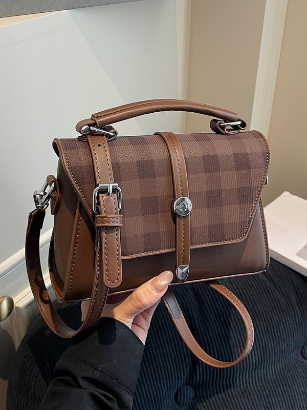 AVANLIE™ - Borsa a Spalla Piccola Quadrata con Cuciture a Contrasto alla Moda