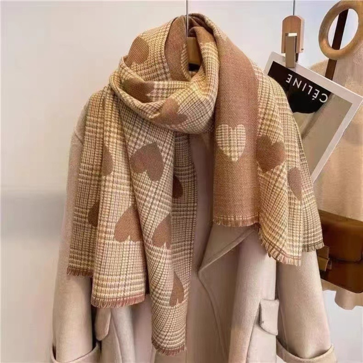 ZOLANI™ - Sciarpa a Frange a Quadri Doppio Lato Calda e Confortevole