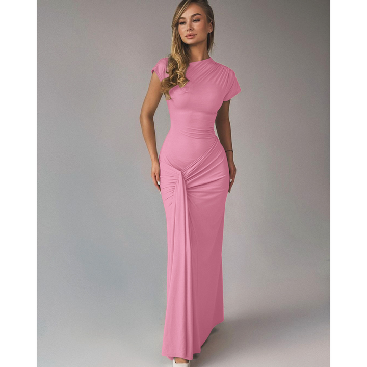 NICOLET™ - Abito da sera bodycon con cravatta formale