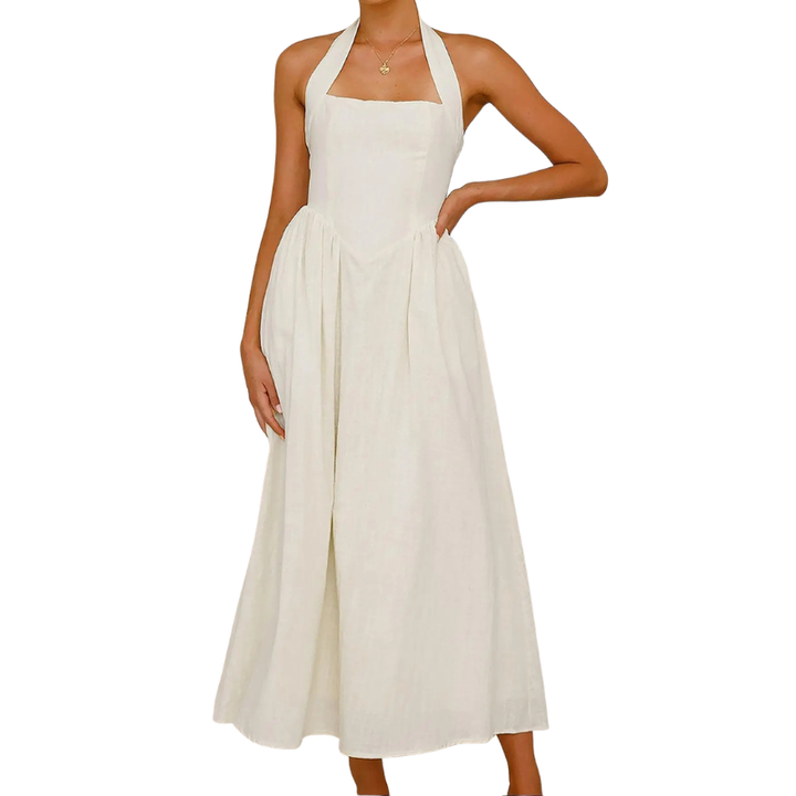 KATE™ – Abito Elegante Senza Maniche a Vita Alta