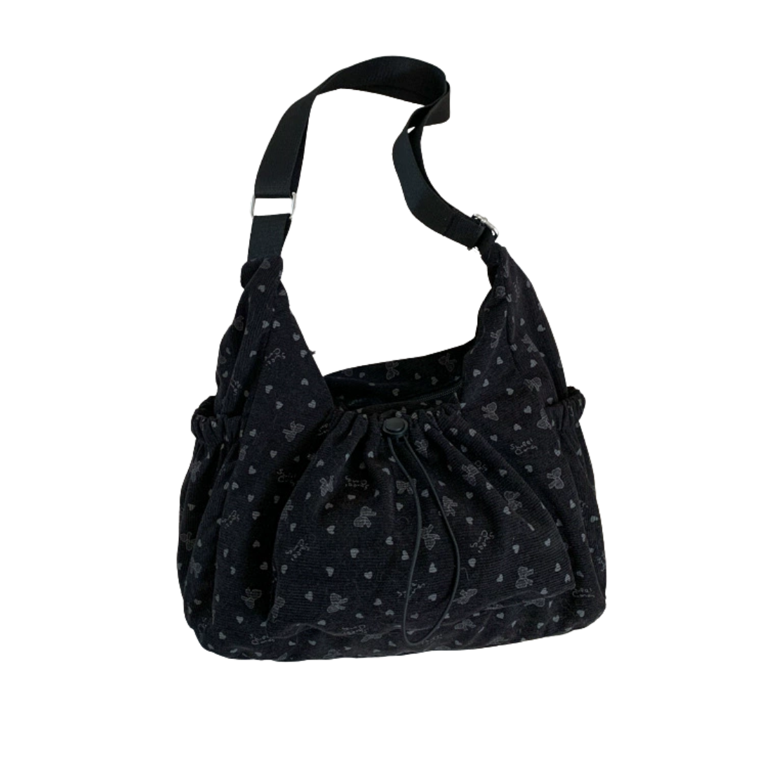 HARLOW™ – Borsa Hobo Cloud con Coulisse a Quadri