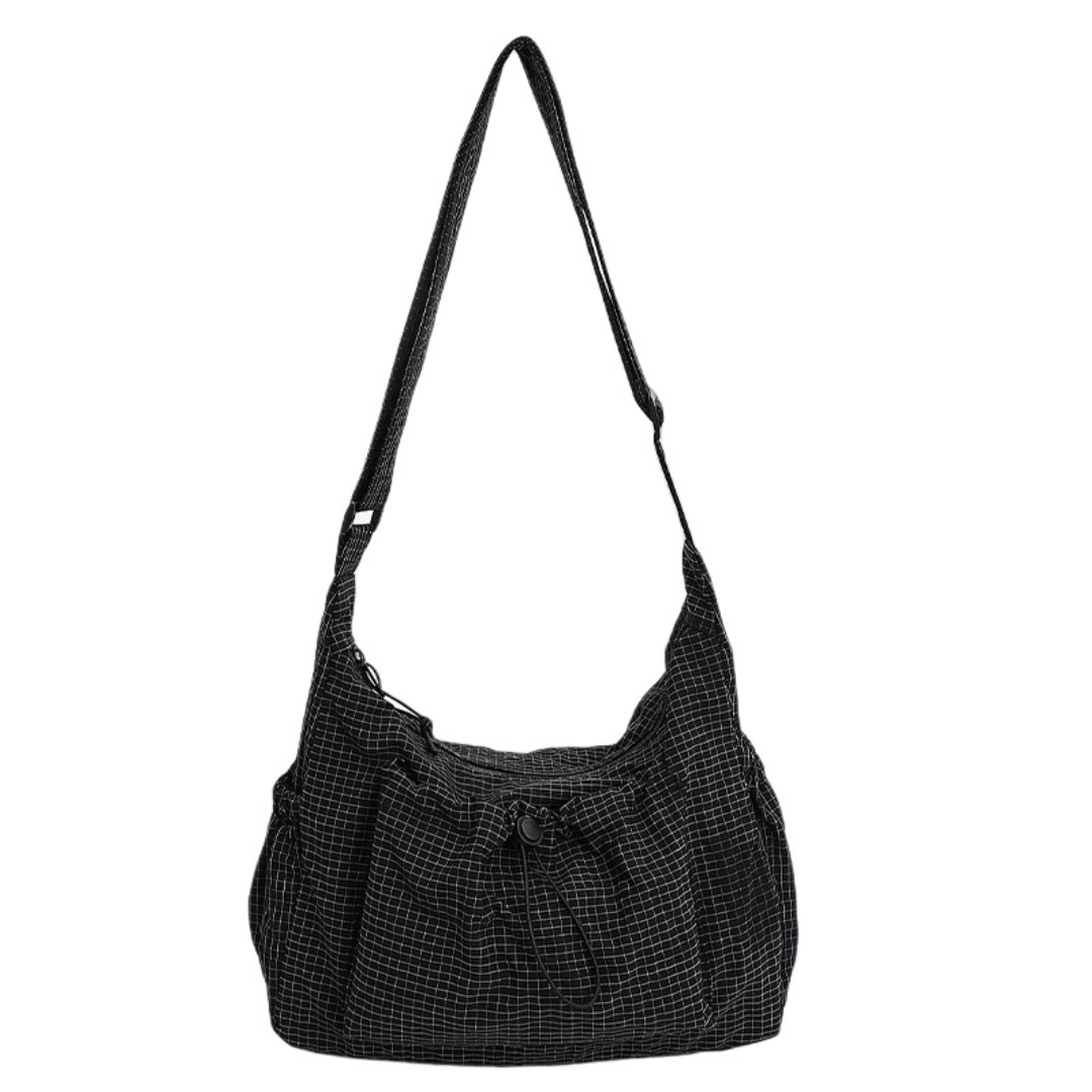 HARLOW™ – Borsa Hobo Cloud con Coulisse a Quadri