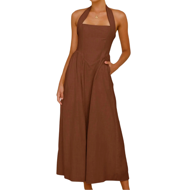KATE™ – Abito Elegante Senza Maniche a Vita Alta
