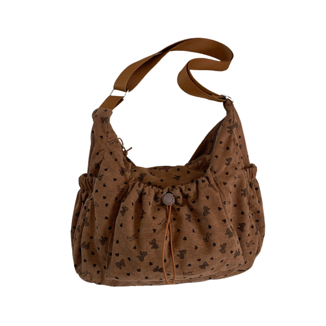 HARLOW™ – Borsa Hobo Cloud con Coulisse a Quadri