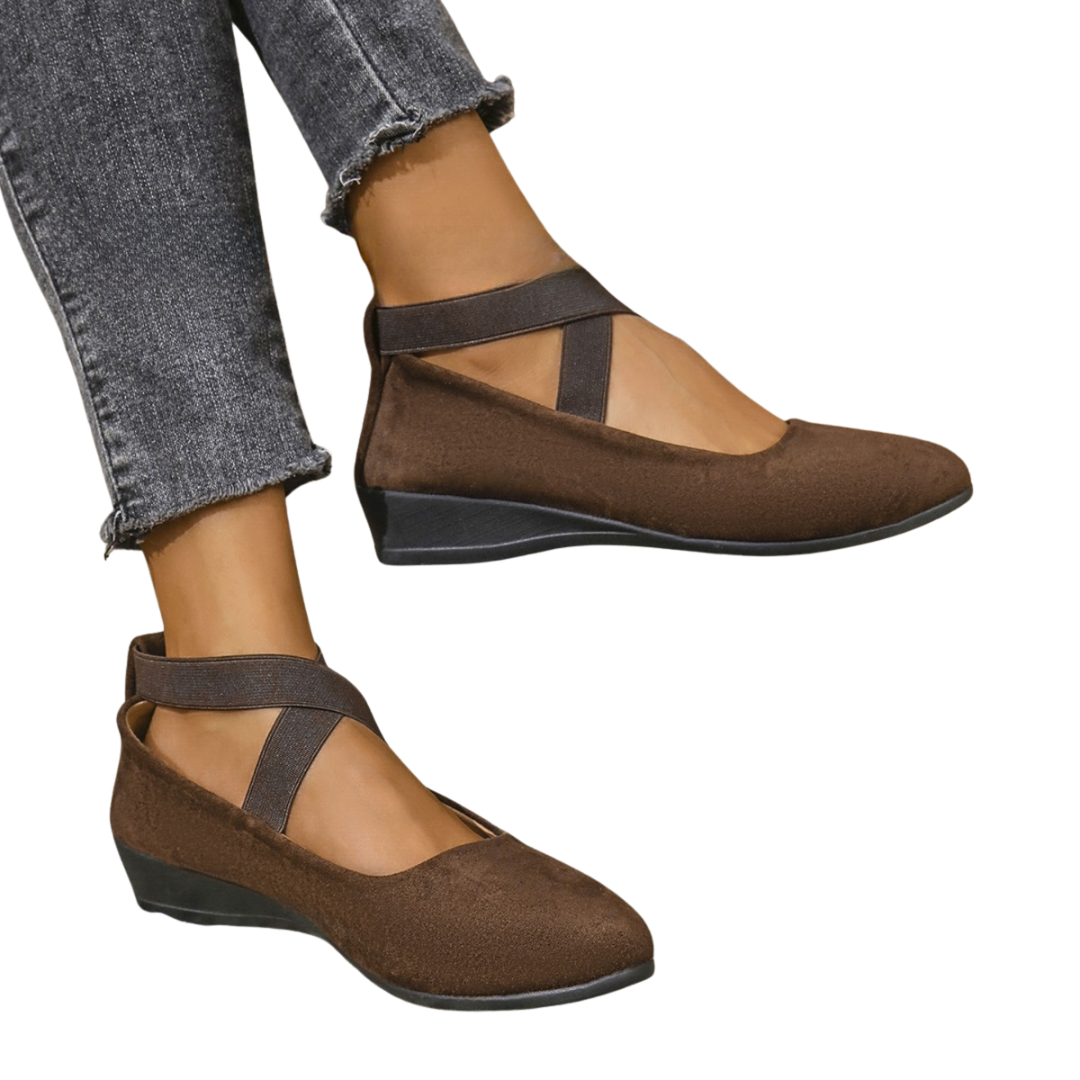 VERA™ – Scarpe Chiuse a Zeppa Traspiranti