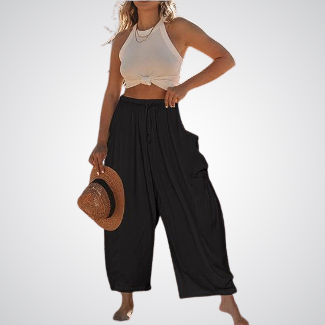 LYNNA™ – Pantaloni Comodi a Gamba Larga