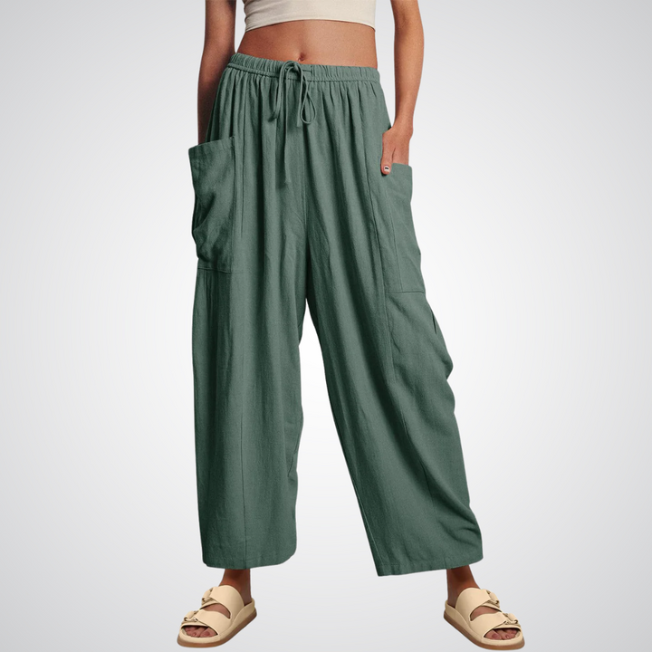 LYNNA™ – Pantaloni Comodi a Gamba Larga