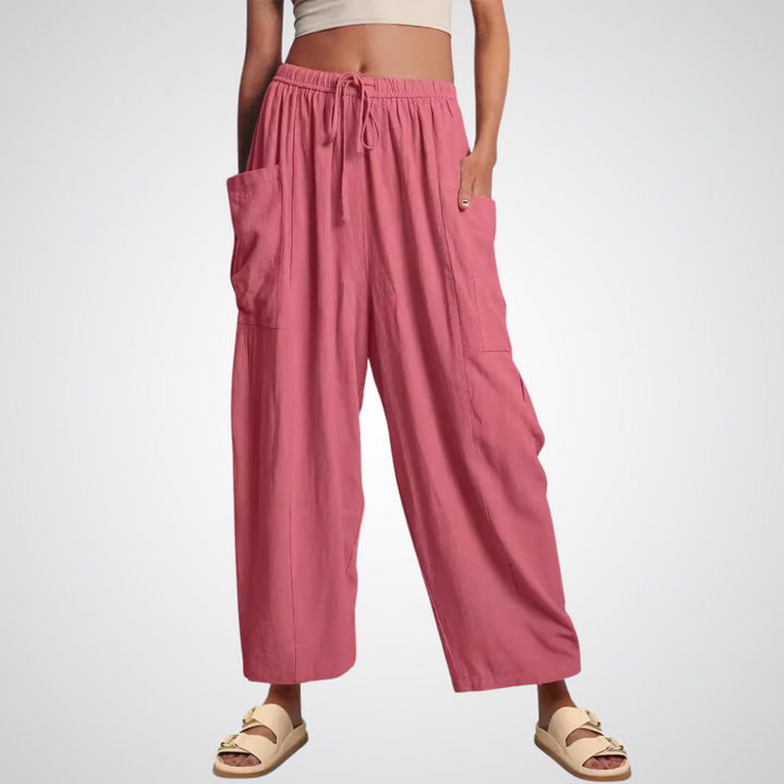 LYNNA™ – Pantaloni Comodi a Gamba Larga