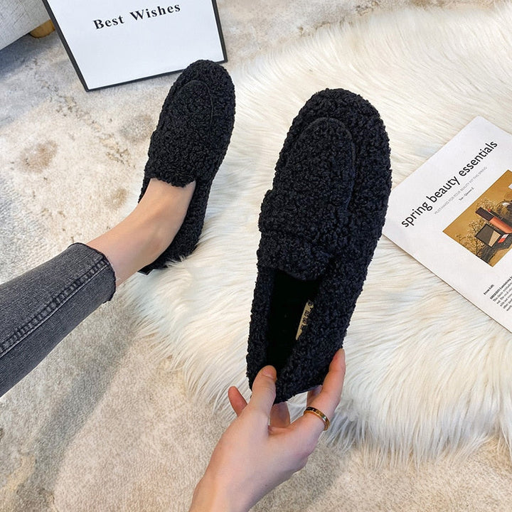 Coco | Cozy Sherpa Loafers