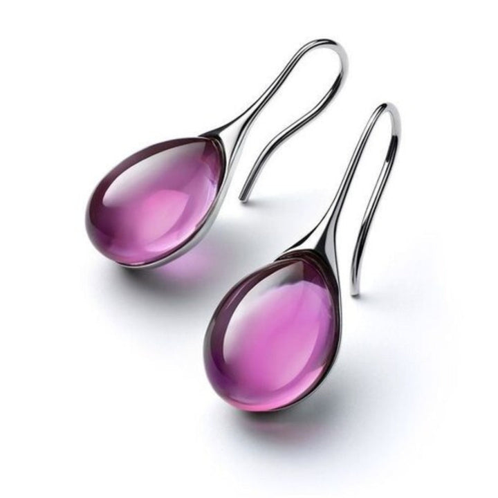 ROMY™ - Orecchini a Goccia in Cristallo in Oro e Argento