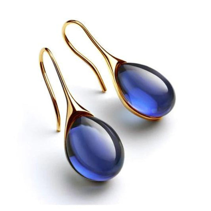 ROMY™ - Orecchini a Goccia in Cristallo in Oro e Argento