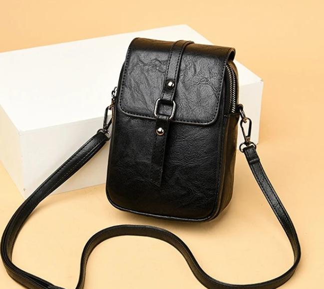 Ginevra | Mini Borsa a Tracolla in Ecopelle Vintage