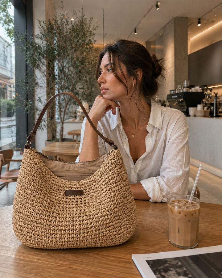 Ornella | Borsa Intrecciata Elegante