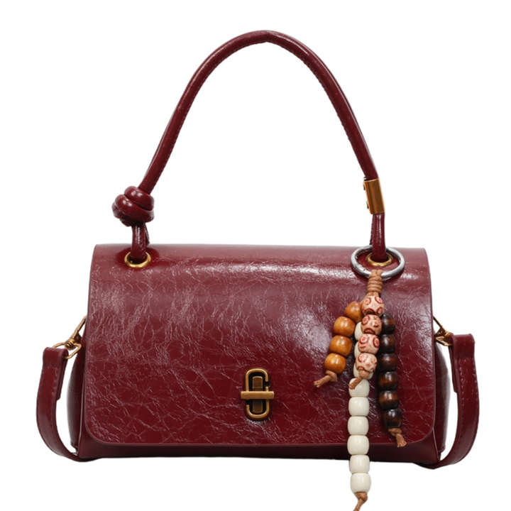 CAMILLE™ – Borsa a Tracolla in Olio-Cera Lucido