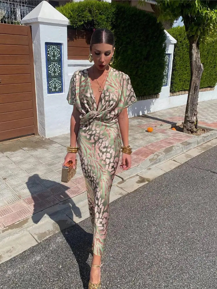 Clarandra | Abito Midi in Rame