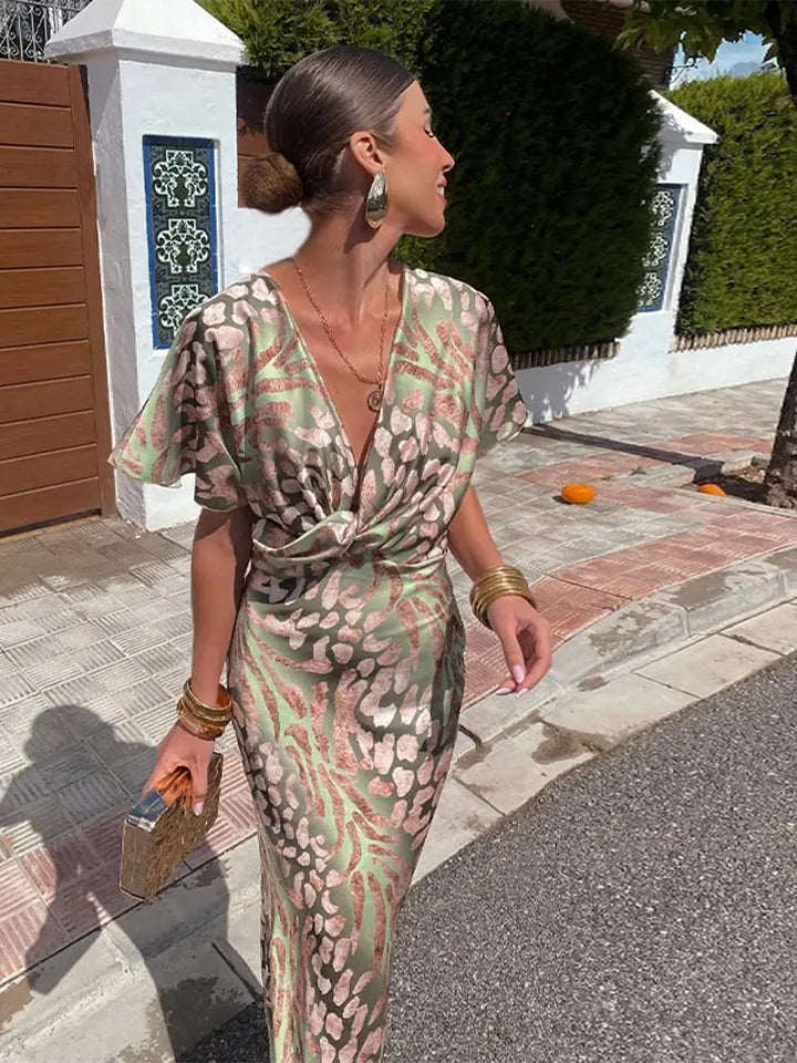 Clarandra | Abito Midi in Rame