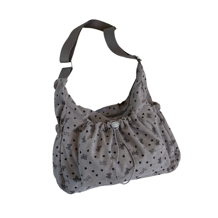 HARLOW™ – Borsa Hobo Cloud con Coulisse a Quadri