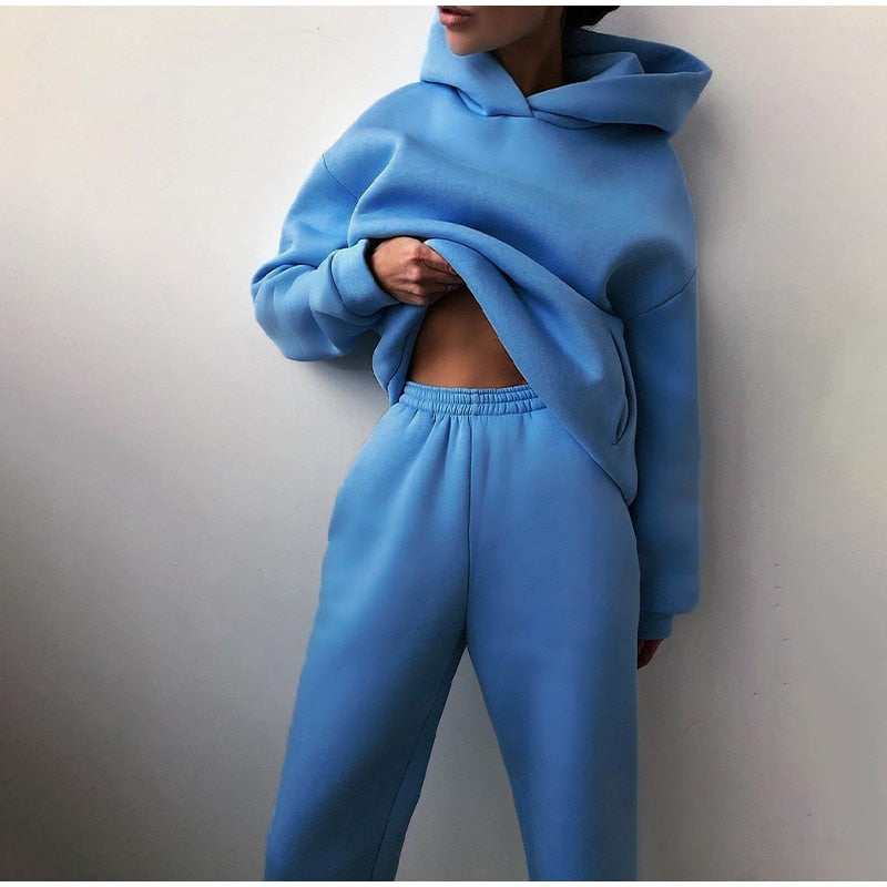 Jogginganzug Damen | 2-teiliges Set & Elastikbund-Komfort