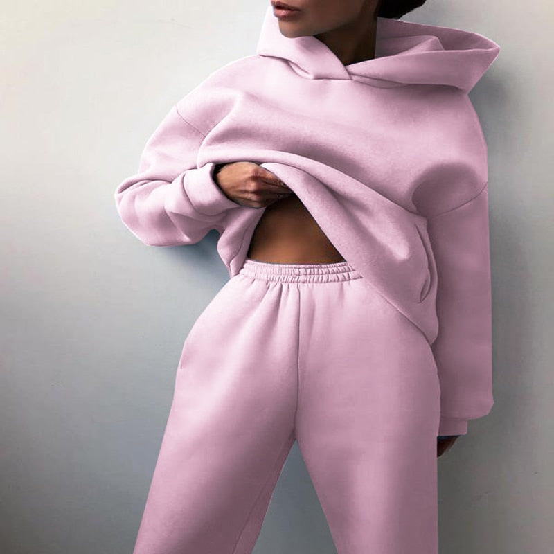 Jogginganzug Damen | 2-teiliges Set & Elastikbund-Komfort