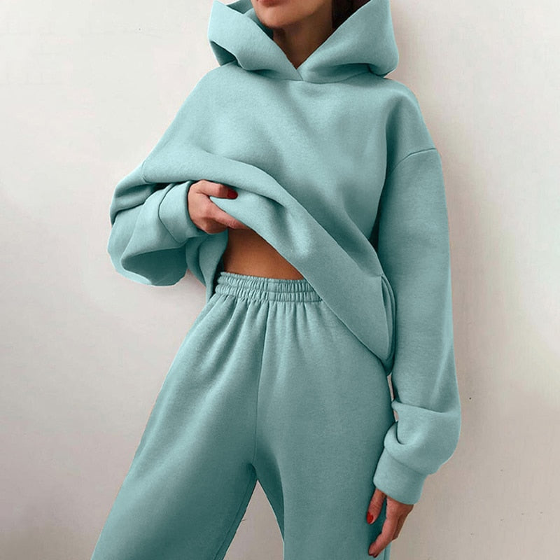 Jogginganzug Damen | 2-teiliges Set & Elastikbund-Komfort