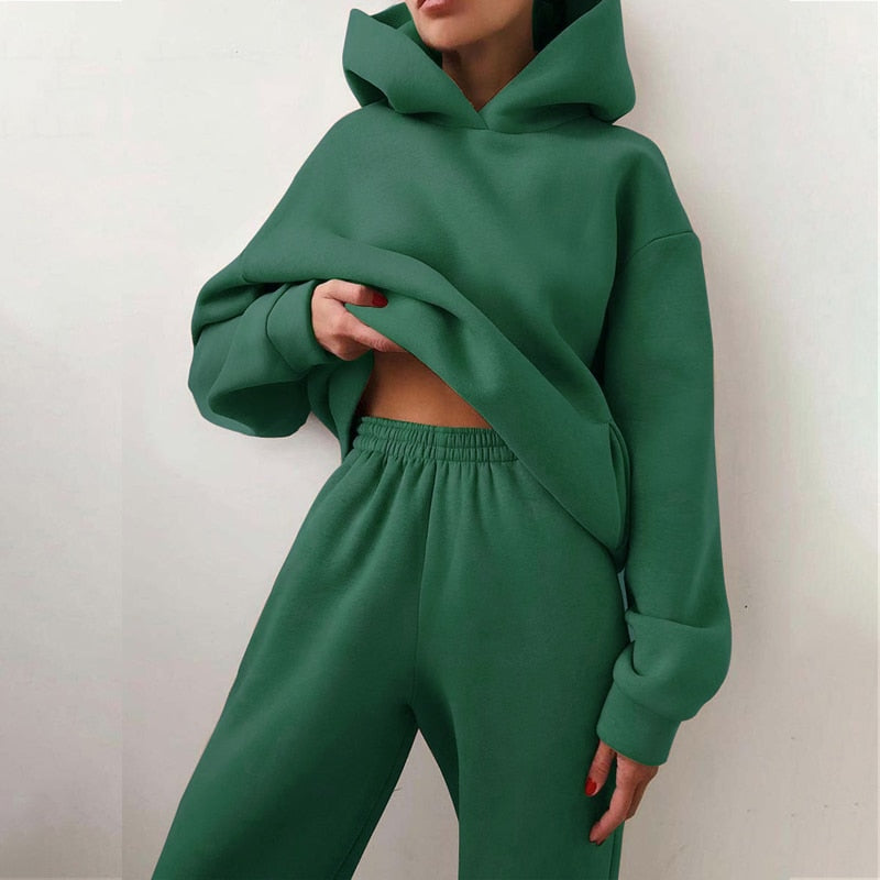 Jogginganzug Damen | 2-teiliges Set & Elastikbund-Komfort