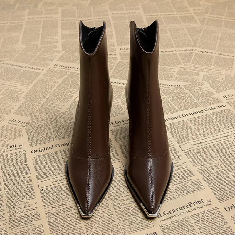 NOX™ - Stivali Chelsea con Punta in Cromo