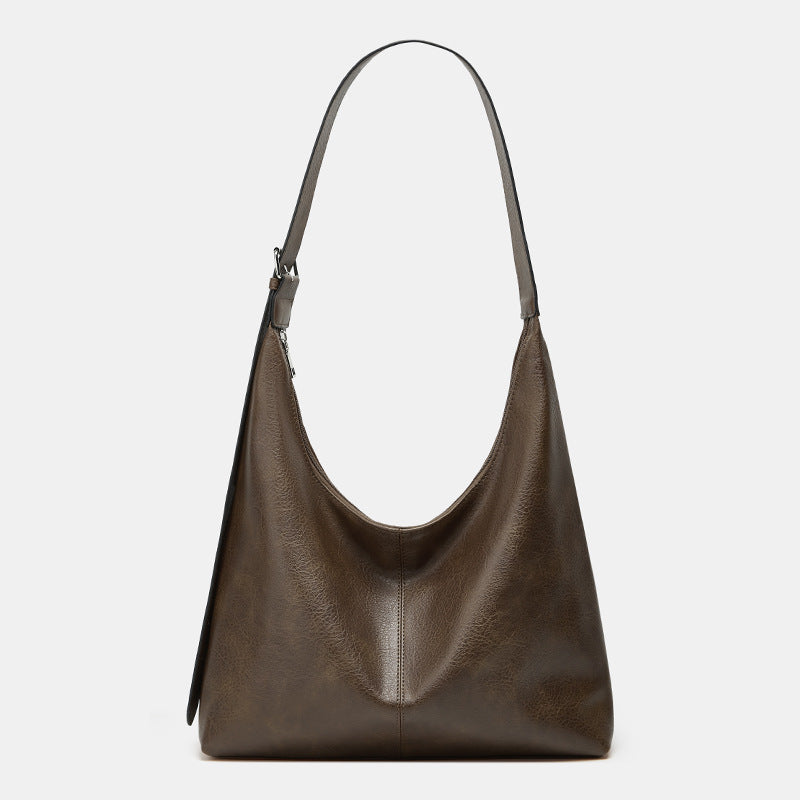 DESIREE™ - Borsa a Spalla in PU Pelle Monocromatica per Donne, Borsa Versatile per Shopping e Lavoro Quotidiano