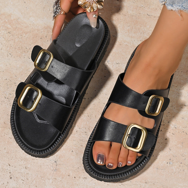LALAINE™ – Sandali estivi con piattaforma a due cinturini chic