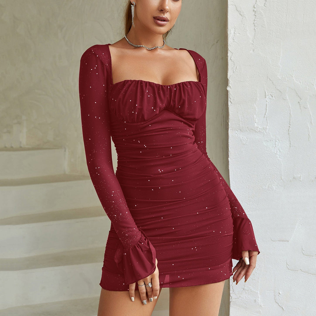 EVELINE™ - Abito aderente elegante con maniche in rete
