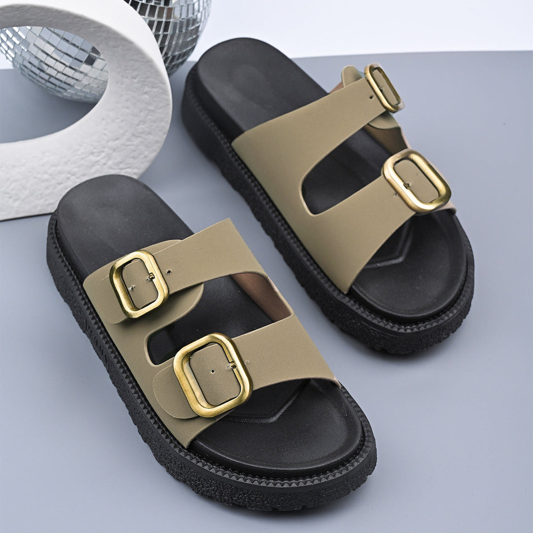 LALAINE™ – Sandali estivi con piattaforma a due cinturini chic
