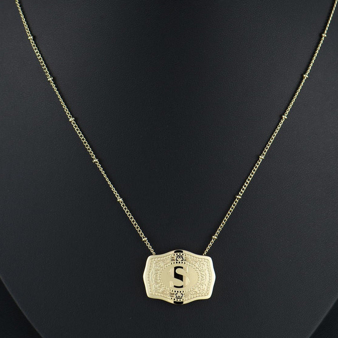 CINDY™ - Collana con pendente a lettera iniziale elegante