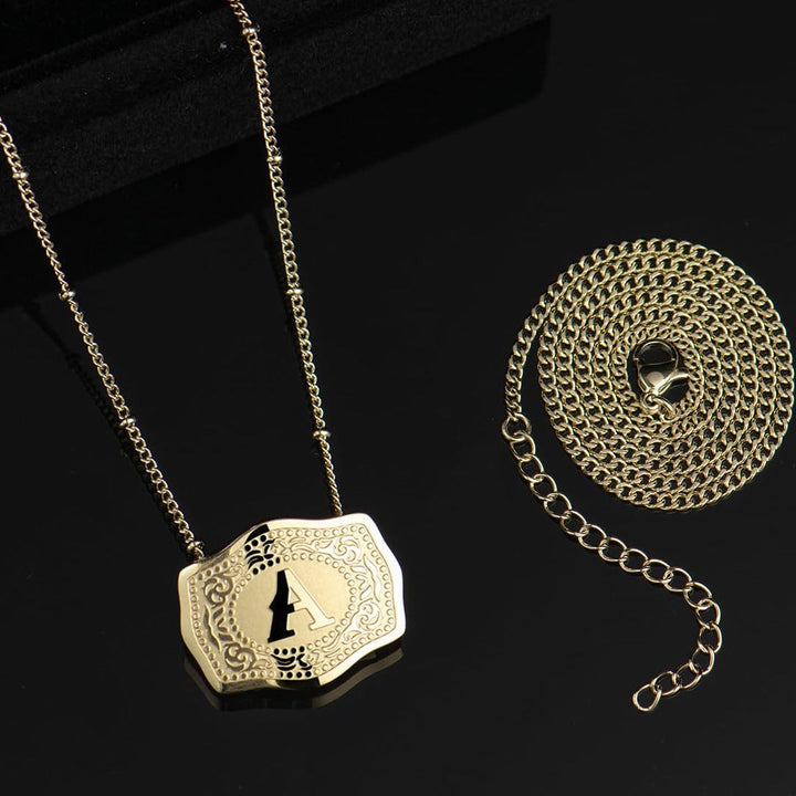 CINDY™ - Collana con pendente a lettera iniziale elegante